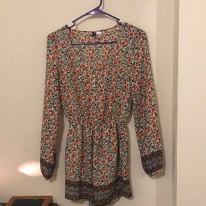 Floral H&M romper.
